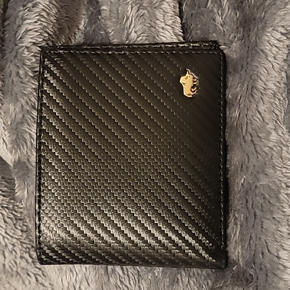 Bison Denim leather wallet